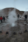 Geyser Begins Erupt