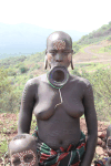 Mursi Woman Large Lip