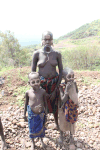 Mursi Woman Children Large