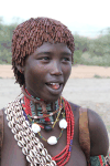 Close-up Hamer Woman