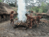 Loading Wood Fire Stones